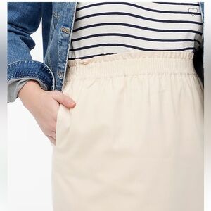 NWT J. Crew Factory Linen-Cotton Blend City Skirt - Size 6